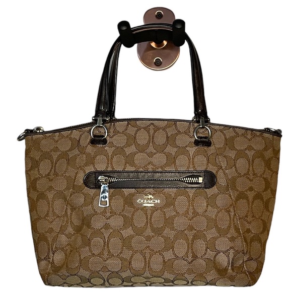 Coach Handbags - Coach, Brown Khaki Prairie Satchel Bag